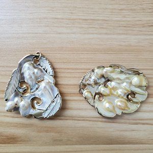 jewelry NWOT Gold-plated blister pearl pendant